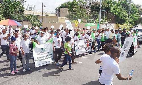 marcha al parque del este