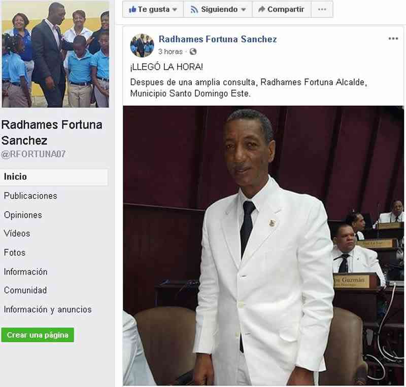 Radhames Fortuna Sanchez - Alcalde