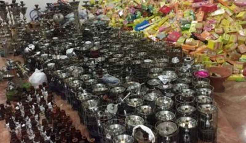 Incautan más de 300 hookahs en centros de diversión de SDE