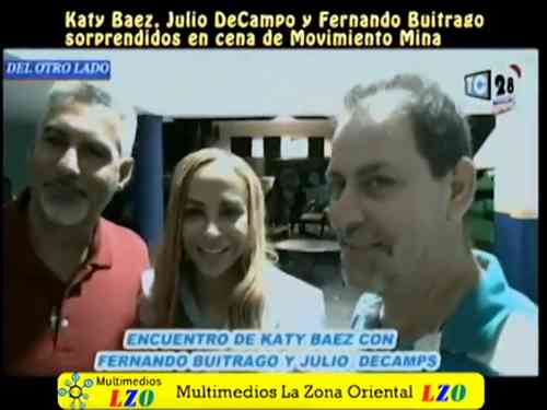 Katy Baez, Julio DeCamps, Fernando Buitrago