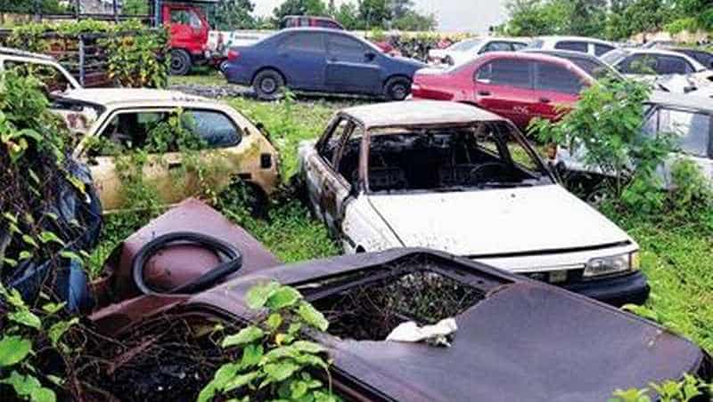 coches abandonados